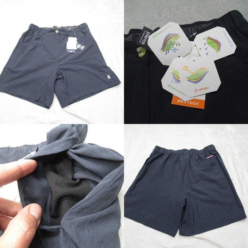 Little Donkey Andy Shorts Men XL 30" Navy Golf Swim Water Repel Flex UPF50 NEW